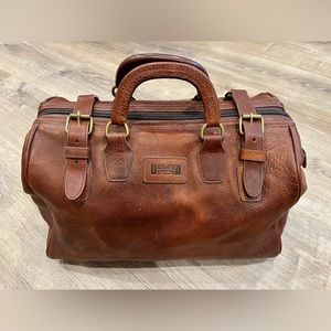 Duluth Trading AWOL Bag, Weekender, Duffle Bag, Leather
